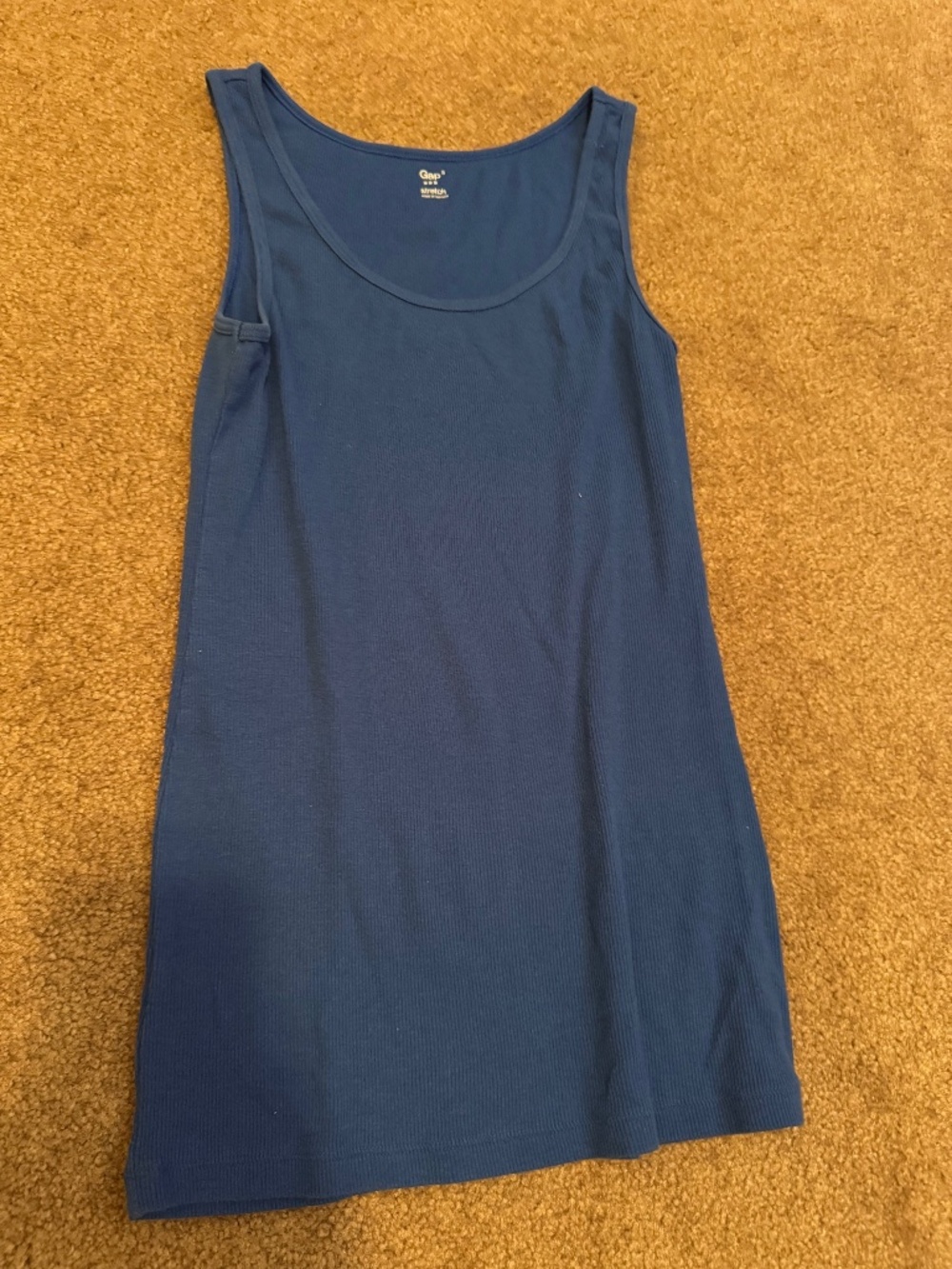 Gap deep blue tank top